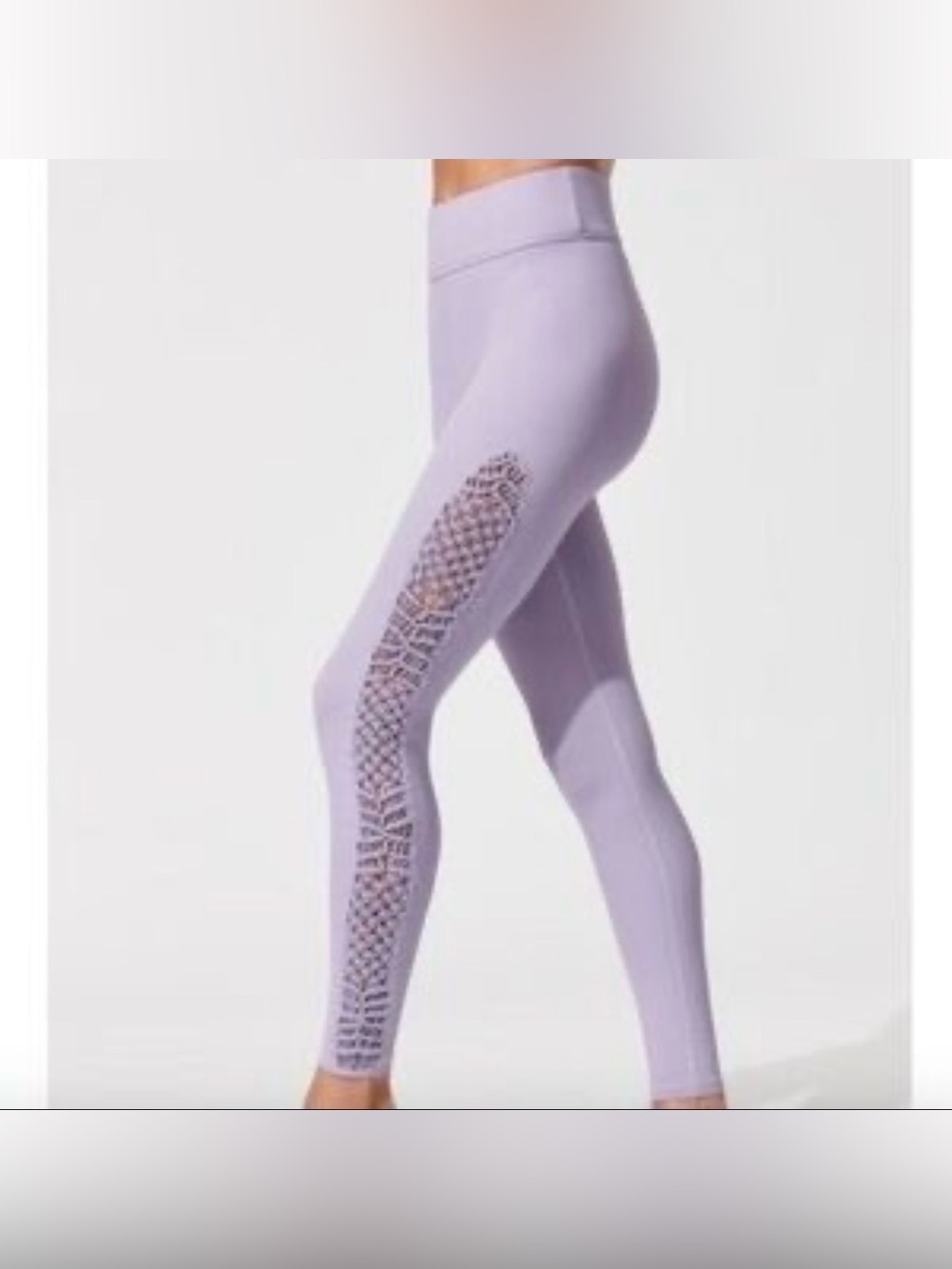 Carbon38 Tanjung Macrame Lilac Leggings - Picture 7 of 7